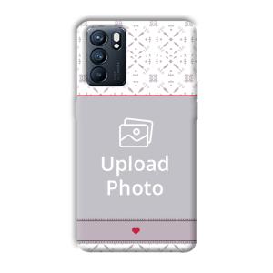Fabric Print Customized Printed Back Cover for Oppo Reno 6