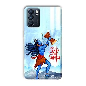Om Namah Shivay Phone Customized Printed Back Cover for Oppo Reno 6