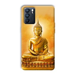 Golden Buddha Phone Customized Printed Back Cover for Oppo Reno 6