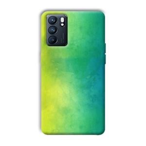 Green Pattern Phone Customized Printed Back Cover for Oppo Reno 6