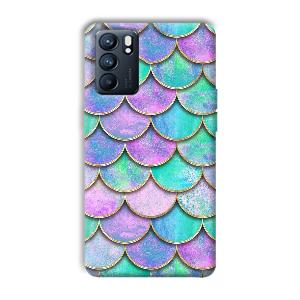 Mermaid Design Phone Customized Printed Back Cover for Oppo Reno 6