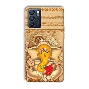 Ganesha Phone Customized Printed Back Cover for Oppo Reno 6