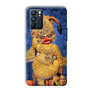 Hanuman Phone Customized Printed Back Cover for Oppo Reno 6