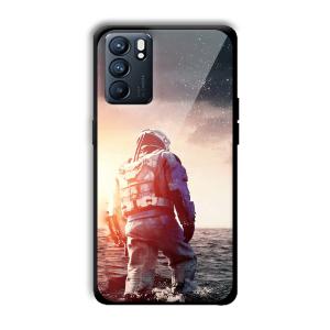 Interstellar Traveller Customized Printed Glass Back Cover for Oppo Reno 6