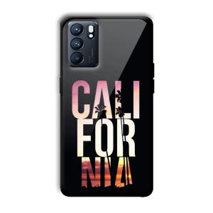 California Customized Printed Glass Back Cover for Oppo Reno 6