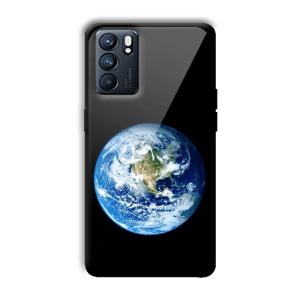 Floating Earth Customized Printed Glass Back Cover for Oppo Reno 6