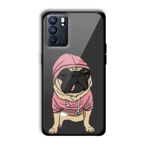 Cool Dog Customized Printed Glass Back Cover for Oppo Reno 6