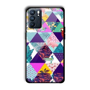 Animal Kingdom Customized Printed Glass Back Cover for Oppo Reno 6