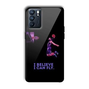 I Believe Customized Printed Glass Back Cover for Oppo Reno 6