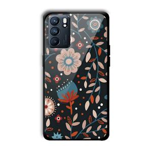 Abstract Art Customized Printed Glass Back Cover for Oppo Reno 6