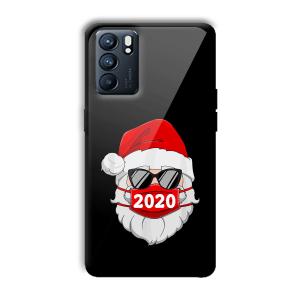 2020 Santa Customized Printed Glass Back Cover for Oppo Reno 6