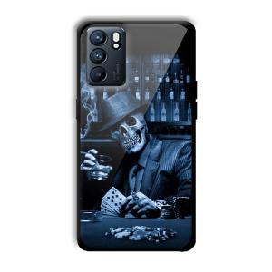 Scary Man Customized Printed Glass Back Cover for Oppo Reno 6