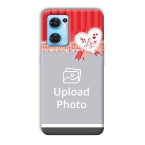 Valentine Customized Printed Back Cover for Oppo Reno 7