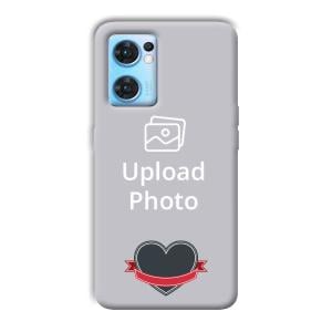 Heart Customized Printed Back Cover for Oppo Reno 7