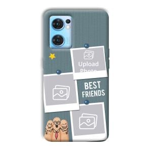 Best Friends Customized Printed Back Cover for Oppo Reno 7