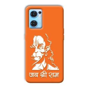 Jai Shree Ram Phone Customized Printed Back Cover for Oppo Reno 7