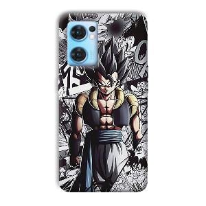 Goku Phone Customized Printed Back Cover for Oppo Reno 7