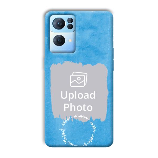 Blue Design Customized Printed Back Cover for Oppo Reno 7 Pro