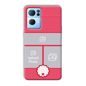 Little Hearts Customized Printed Back Cover for Oppo Reno 7 Pro