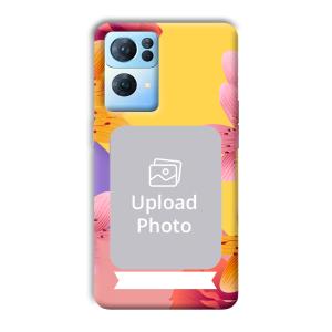 Colorful Flowers Customized Printed Back Cover for Oppo Reno 7 Pro