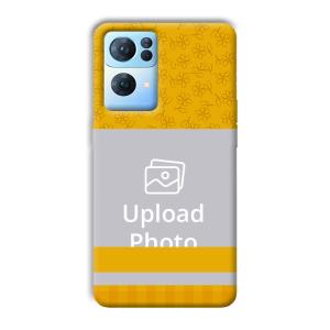 Mustard Flowers Customized Printed Back Cover for Oppo Reno 7 Pro