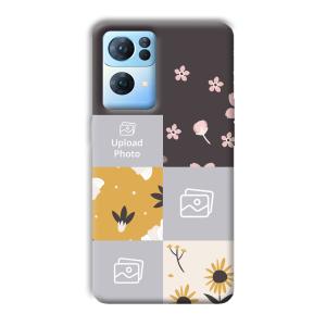 Collage Customized Printed Back Cover for Oppo Reno 7 Pro