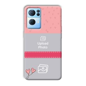 Pinkish Design Customized Printed Back Cover for Oppo Reno 7 Pro