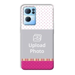 Baby Pink Design Customized Printed Back Cover for Oppo Reno 7 Pro