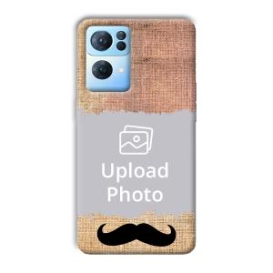 Moustache Customized Printed Back Cover for Oppo Reno 7 Pro