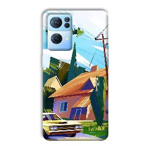 Car  Phone Customized Printed Back Cover for Oppo Reno 7 Pro