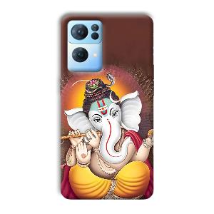 Ganesh  Phone Customized Printed Back Cover for Oppo Reno 7 Pro