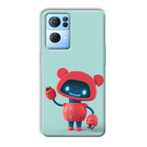 Robot Phone Customized Printed Back Cover for Oppo Reno 7 Pro