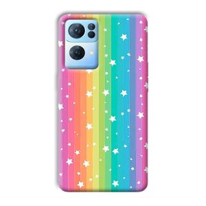 Starry Pattern Phone Customized Printed Back Cover for Oppo Reno 7 Pro