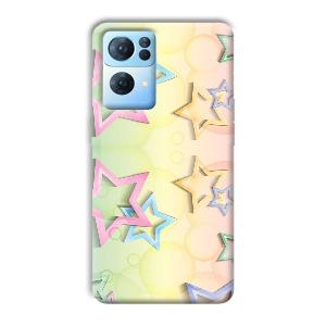 Star Designs Phone Customized Printed Back Cover for Oppo Reno 7 Pro