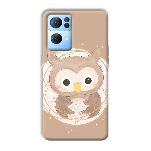 Owlet Phone Customized Printed Back Cover for Oppo Reno 7 Pro