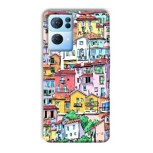 Colorful Alley Phone Customized Printed Back Cover for Oppo Reno 7 Pro