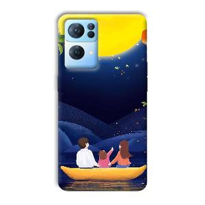 Night Skies Phone Customized Printed Back Cover for Oppo Reno 7 Pro