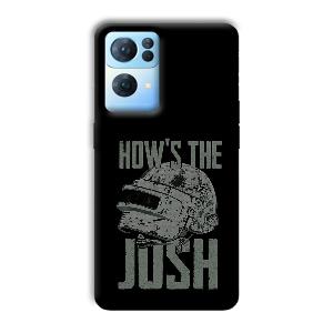 How's The Josh Phone Customized Printed Back Cover for Oppo Reno 7 Pro
