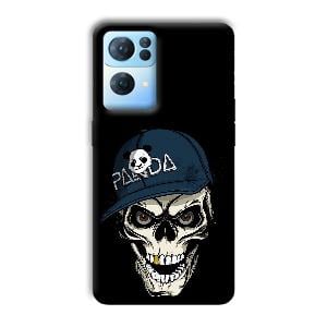 Panda & Skull Phone Customized Printed Back Cover for Oppo Reno 7 Pro