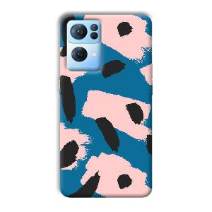 Black Dots Pattern Phone Customized Printed Back Cover for Oppo Reno 7 Pro