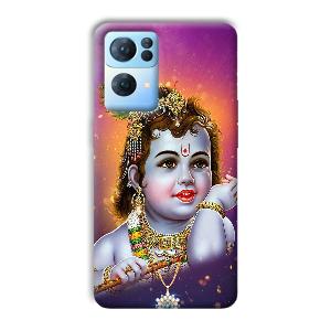 Krshna Phone Customized Printed Back Cover for Oppo Reno 7 Pro