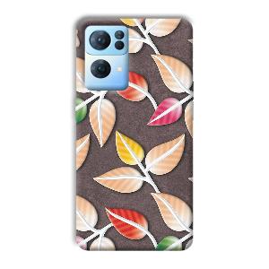 Leaves Phone Customized Printed Back Cover for Oppo Reno 7 Pro