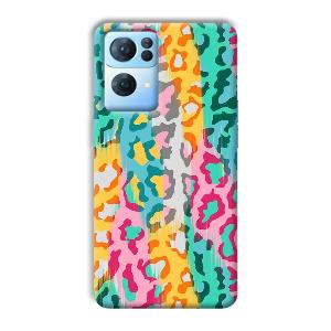 Colors Phone Customized Printed Back Cover for Oppo Reno 7 Pro