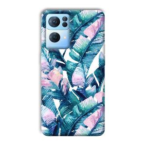 Banana Leaf Phone Customized Printed Back Cover for Oppo Reno 7 Pro