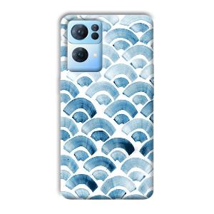 Block Pattern Phone Customized Printed Back Cover for Oppo Reno 7 Pro