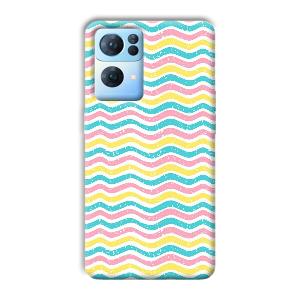 Wavy Designs Phone Customized Printed Back Cover for Oppo Reno 7 Pro