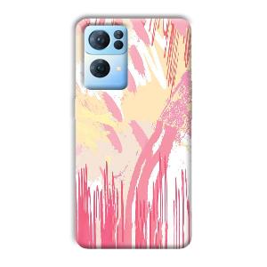 Pink Pattern Designs Phone Customized Printed Back Cover for Oppo Reno 7 Pro