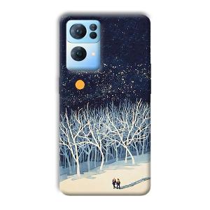 Windy Nights Phone Customized Printed Back Cover for Oppo Reno 7 Pro