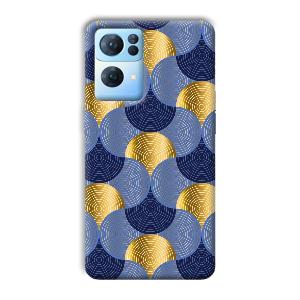 Semi Circle Designs Phone Customized Printed Back Cover for Oppo Reno 7 Pro