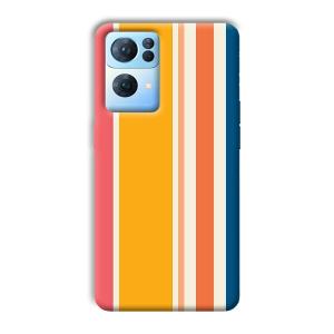 Colorful Pattern Phone Customized Printed Back Cover for Oppo Reno 7 Pro